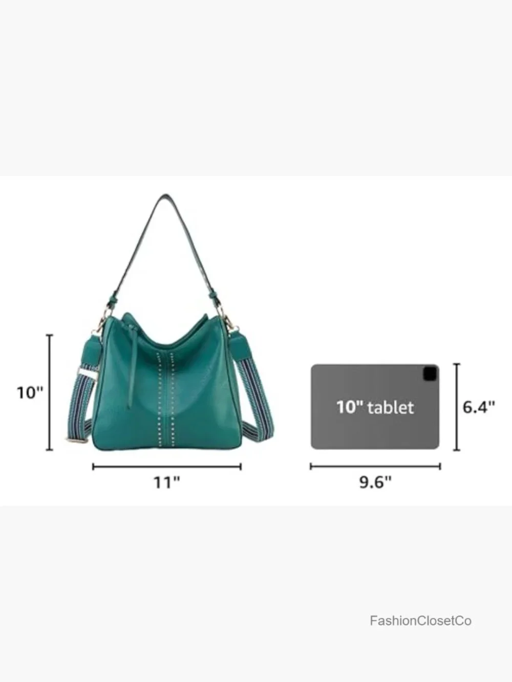 Vegan Leather Hobo Bag Top Handle Satchel Shoulder Purse